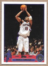 2003-04 Topps #15 Vince Carter Toronto Raptors - £1.55 GBP