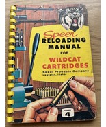 1960 SPEER RELOADING MANUAL FOR WILDCAT CARTRIDGES NUMBER 4 - $86.68 CAD