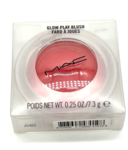 MAC Glow Play Blush ~ HEAT INDEX bright pink~ Full Size 7.3g/0.25oz ~ New In Box - £20.64 GBP