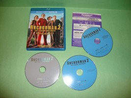 Anchorman 2: The Legend Continues (Blu-ray Disc, 2014, 3-Disc Set) - £5.78 GBP