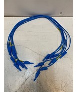 8 Quantity of CAT Blue Connection Leads 40&quot; L, 8951-20, D-61158 (8 Qty) - $77.97