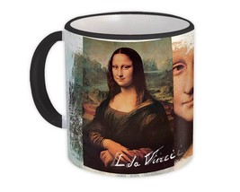 Mona Lisa Leonardo da Vinci Portrait : Gift Mug Famous Oil Painting Art Artist P - £12.66 GBP