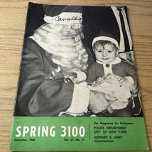 SPRING 3100 NYPD MAGAZINE DECEMBER 1966 - $134.09 MXN