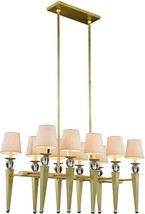 Pendant Light OLYMPIA Clear Crystal Burnished Brass Polished Nickel Royal-Cut - £430.85 GBP