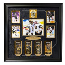 Vegas Golden Knights 1st Season Stanley Cup Signed Tickets Framed Fleury... - $2,899.95