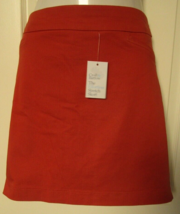 Croft and Barrow Effortless Stretch Mid-rise Skort Size 18 Dull orange - £15.42 GBP