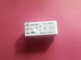 SM-S-124D-F, 16A 250VAC Relay, SANYOU Brand New!! - $6.00