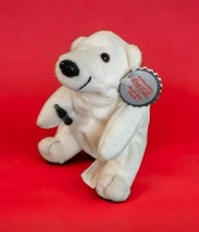 Coca Cola Polar Bear Bean Bag Plush Stuffed Animal Toy Vintage 1997 - $12.46