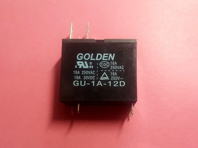 GU-1A-12D, 12VDC Relay, GOLDEN Brand New!!
