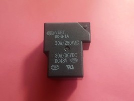 90-S-1A, DC48V Relay, 30A/250VAC, 30A/30VDC, VERT Brand New!! - $6.50