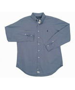 NEW Polo Ralph Lauren Shirt!  Grayish Blue  Heavier Weight  Pocket  *RUN... - £34.64 GBP