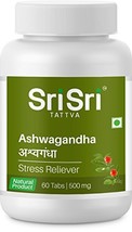 Herbal ayurveda Sri Sri Tattva Ashwagandha 500Mg Tablet 60 - £2.18 GBP