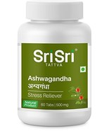 Herbal ayurveda Sri Sri Tattva Ashwagandha 500Mg Tablet 60 - $52.92 MXN