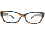 Coach Eyeglasses Frames HC 6078 5337 Teal Confetti Brown Blue Full Rim 5... - $69.91