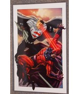 DC Superman vs Marvel Magneto Glossy Print In Hard Plastic Sleeve - £19.65 GBP