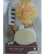 Naturals 5 Piece Bath Gift Set  – Spa Kit - Sponge - £13.34 GBP