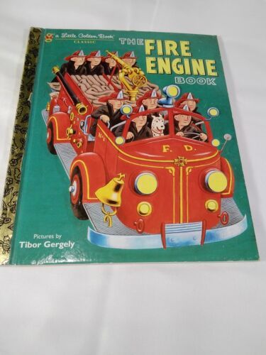 a Little Golden Book~ The Fire Engine Book 2002 First Random House Edition - $4.94