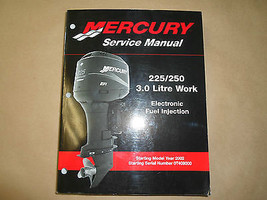 2002 Mercury 225/250 3.0 Litre Work EFI Service Manual OT409000 October OEM 02 - $145.35