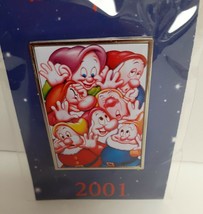 Disney Store Exclusive 2001 Commemorative Pin 7 Dwarfs from Snow White S... - £17.26 GBP