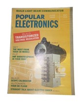 Popular Electronics June 1966 Build Light Beam Communicator / Scope Calibrator - £5.51 GBP