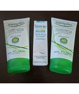 3 Pc Simple Sensitive Skin Facial Wash / Hydrating Booster (BN27) - $22.75