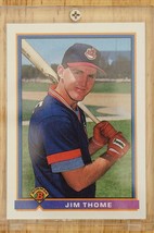 Rookie Baseball Card 1991 Bowman JIM THOME #68 Cleveland Indians 3rd Bas... - £8.58 GBP
