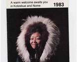 Cross the Arctic Circle into Alaska&#39;s Arctic Brochure Alaska Airlines 1983  - $21.78