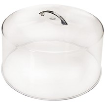 Winco, Clear CKS-13C Round Acrylic Cake Stand Cover, 12-Inch, 1 Pack - £30.50 GBP