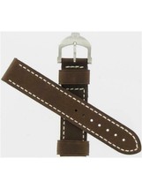 Swiss Army Brand Man&#39;s 18mm Brown Genuine Leather Watch Band VIC-001716  - £43.06 GBP