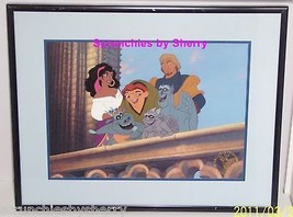 Disney Store Hunchback Notre Dame  Lithograph Frame Gold Seal Retired Vi... - £31.41 GBP
