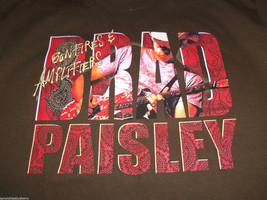 Brad Paisley Bonfires Amplifierst T-Shirt Concert Tour Tee Shirt Size Large 2007 - £23.47 GBP
