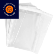UNIQUEPACKING 100 Pcs 4x6 Inches Clear Resealable Cello Cellophane OPP clear  - £14.11 GBP