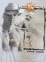 2005 Kenny Chesney Somewhere In The Sun Country Music Tour Blue Cotton TShirt M - £28.89 GBP