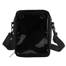 Japanese Transparent Small Square Pain Bag Diagonal Ita Bag One  Portable Canvas - £49.82 GBP