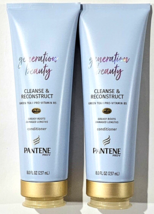 2 Pack Pantene Pro V Generation Beauty Cleanse &amp; Reconstruct Green Tea P... - £20.55 GBP