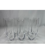 Champagne Flute Glasses Lot of 11 FAWLES Crystal Stemless 5 3/4” High, 8 Oz - $23.27
