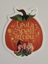 I Put a Spell on You Pumpkin with Witches Halloween Sticker Decal Embellishment - £1.84 GBP
