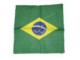 K&#39;s Novelties Wholesale Lot of 12 22&quot; x 22&quot; Brazil Brazillian Ordem E Progresso  - $24.88