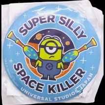 Minions Super Silly Space Killer Can Badge – 2015 Universal Studios Japa... - $16.50