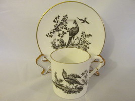 Royal Worcester English Bone China Demitasse Cup &amp; Saucer, &quot;Pheasant&quot; - ... - $14.99