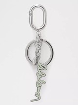 LULULEMON  Metal Script Keychain Sea Mist/Silver NWT - $31.68