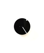Small white wood + black acrylic wall clock with rotating dial - The Min... - £79.13 GBP