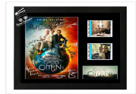Good Omens Original film cell display Cast signed Amazing With COA - $264.67 MXN+