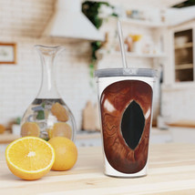 Cat Eyes Plastic Tumbler with Straw - £14.38 GBP