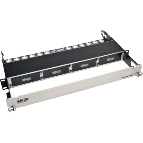 Tripp Lite N484-01U COPPER / FIBER PANEL 4 CASSETTES 1URM - $397.65