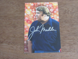 John Madden Oakland Raiders Hof Coach Signed Auto Goal Line Art Card - £158.02 GBP