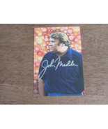 JOHN MADDEN OAKLAND RAIDERS HOF COACH SIGNED AUTO GOAL LINE ART CARD  - £149.37 GBP