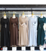 abaya, abaya set,womens abaya, brown abaya, abaya pattern, Abaya Two-piece Suit, - £71.10 GBP