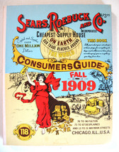 1970&#39;s Reprint Sears Roebuck and Co Fall 1909 Consumers Guide Catalog Chicago - £7.07 GBP