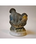 Lefton China Blue Bird Figurine Hand Painted Porcelain Collectible Statue - £11.86 GBP